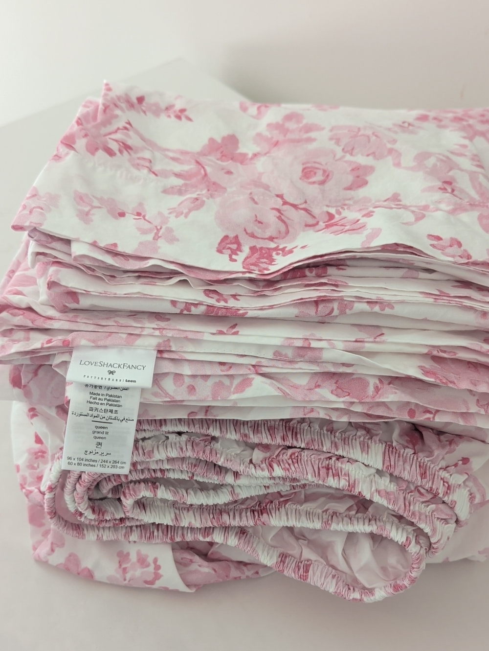 LoveShackFancy By Pottery Teen Queen Sheet Set